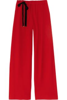 Gucci Woolcrepe Wideleg Pants - Lyst