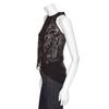 Helmut Lang Spider Burnout Chiffon Blouse in Black - Lyst