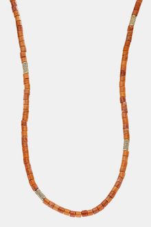 Michael by Michael Kors Michael Kors Long Barrel Bead Pavé Necklace - Lyst