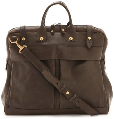 Rag & Bone Leather Weekender in Brown - Lyst