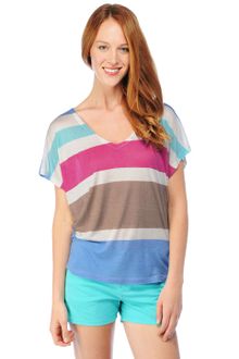 Splendid Block Stripe Boxy Top - Lyst
