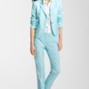 Theory Sienna Wool Stretch Slim Leg Ankle Pants in Blue (seagrass) - Lyst