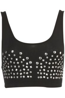 Topshop Studded Bralet - Lyst