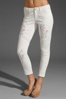 Vanessa Bruno Athé Embroidered Jeans - Lyst