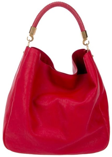 Yves Saint Laurent Roady Bag in Red - Lyst