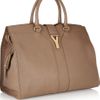 Yves Saint Laurent Cabas Chyc Large Leather Tote in Beige (taupe) - Lyst