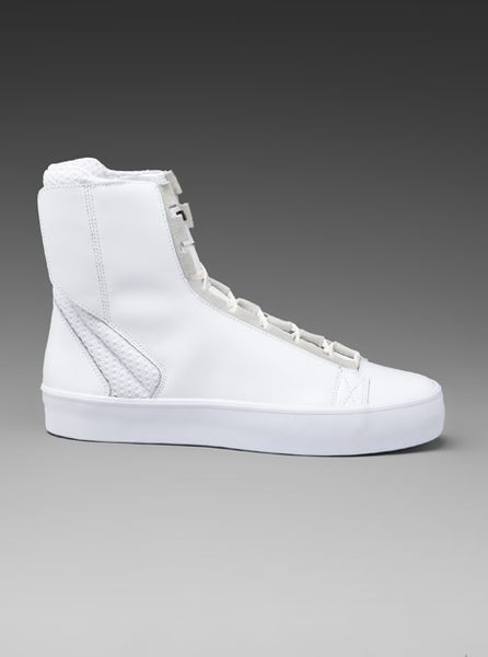 white adidas hi tops