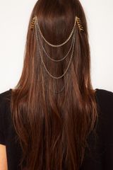 Asos Asos Hair Spikes with Hanging Chains