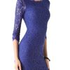 Diane Von Furstenberg New Zarita Lace Dress in Blue - Lyst