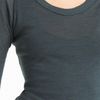 Donna Karan New York Collection Layered Jersey Top in Blue (mineral dk grey) - Lyst