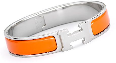 Hermes Clic H in Orange - Lyst