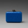 House Of Harlow Marley Clutch in Blue (cobalt croc) - Lyst