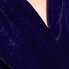 Lanvin Faux Wrap Velvet Gown in Purple (violet) - Lyst