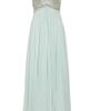 Marchesa Embellished Silk Chiffon Gown in Blue (mint) - Lyst