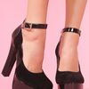 Nasty Gal Salena Platform Black in Black - Lyst