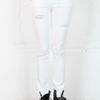 Paige Skyline Ankle Skinny Jean in White - Lyst