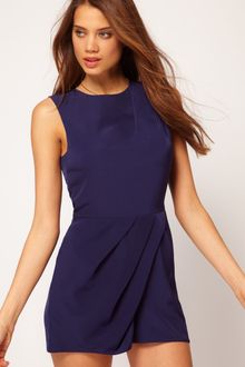 ASOS Collection Asos Sleeveless Playsuit With Wrap - Lyst