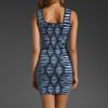 Bcbgmaxazria Printed Tank Dress in Blue (dark ink combo) - Lyst