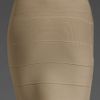 Bcbgmaxazria Mini Body Con Skirt in Green (khaki) - Lyst
