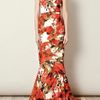 Erdem Rhiannon Strapless Dress in Orange (red) - Lyst