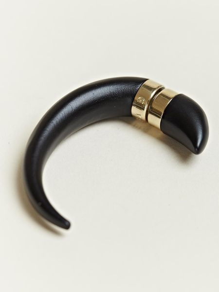 Givenchy single horn earring