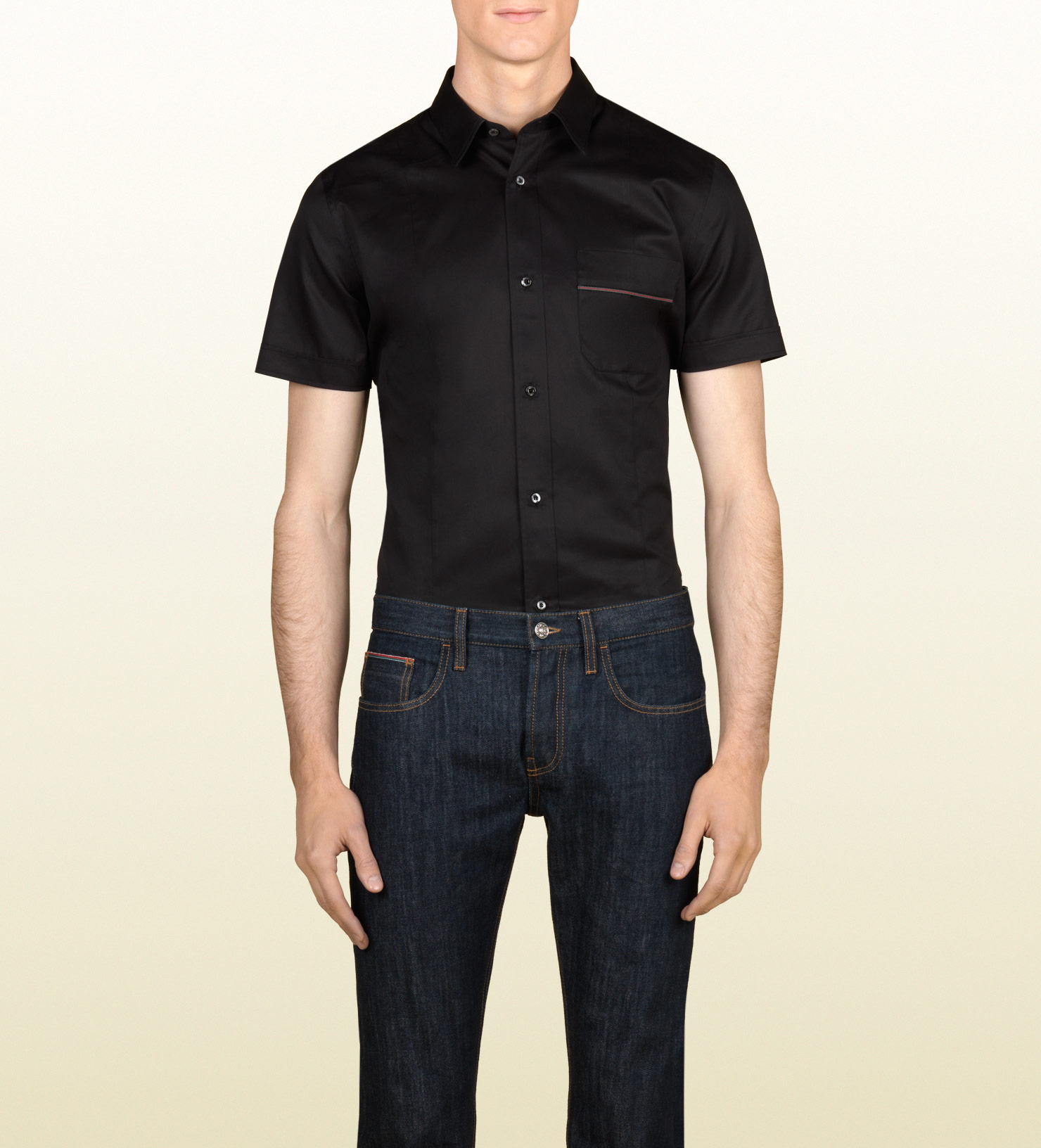black gucci mens shirt