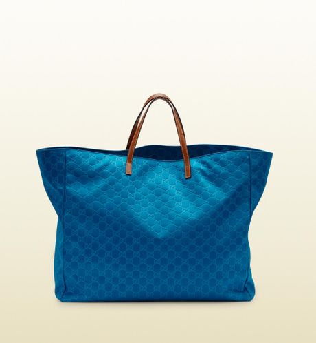 blue gucci man bag