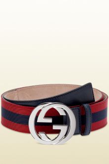 Gucci Belt with Interlocking G Buckle - Lyst