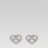 Gucci Love Britt Earrings in White - Lyst