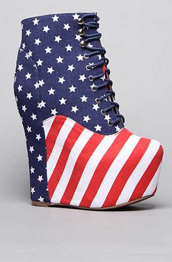 Jeffrey Campbell The Damsel Shoe in Stars and Stripes - Lyst
