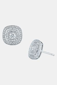 Kwiat Silhouette Diamond Stud Earrings - Lyst