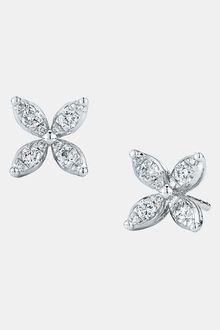 Kwiat Sunburst Diamond Stud Earrings - Lyst