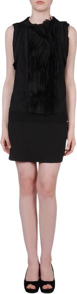 Liu Jo Short Dress in Black - Lyst