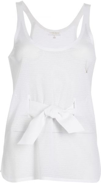 Lucas Hugh White Elite Mesh Tank - Lyst