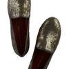 Marc By Marc Jacobs Sequined Leather Loafers in Gold - Lyst