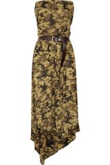 Michael by Michael Kors Camouflage Print Jersey Dress