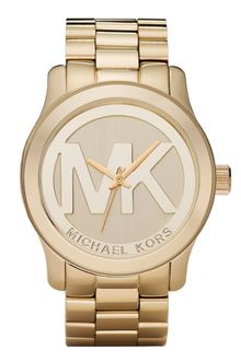 Michael Kors Womens Gold Plated Stainless Steel Bracelet Watch  - Lyst