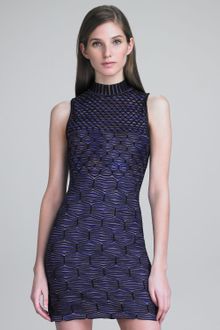 Missoni Space Dye Knit Mock Neck Dress - Lyst