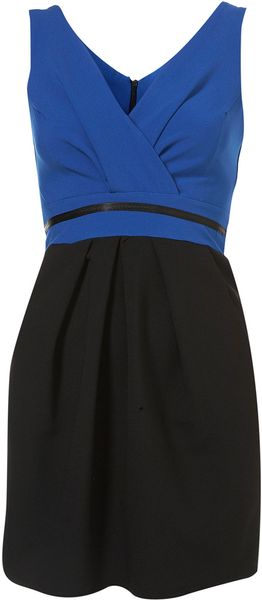 Topshop Cross Over Bust Dress By Wal G - Lyst