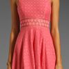 Free People Daisy Waist Dress in Pink (peach cobbler) - Lyst