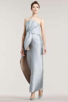 Giorgio Armani Doubleface Silk Gown - Lyst