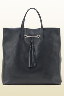 Gucci Park Avenue Leather Horsebit Tote - Lyst