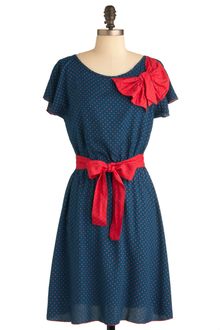ModCloth Polka Dot Parade Dress - Lyst