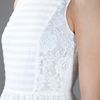 Paul By Paul Smith Lace Detail Dress in White - Lyst