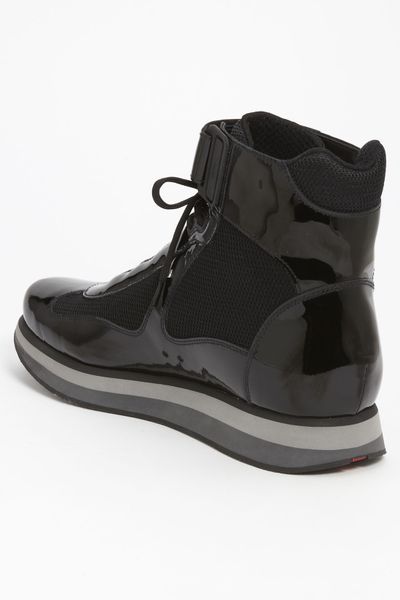 mens prada americas cup black