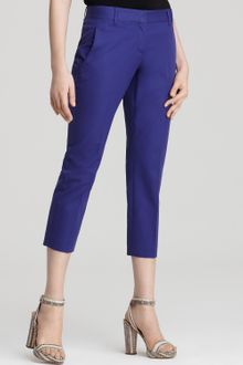 Theory Pants Yanette C Bistretch Crop - Lyst