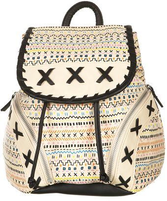 Topshop Mexican Stitch Backpack - Lyst