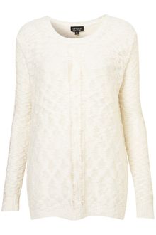 Topshop Knitted Ladder Stitch Jumper - Lyst