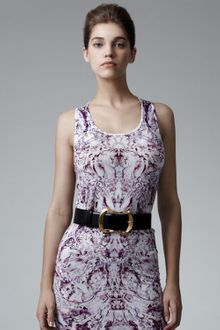 Alexander McQueen Golden-buckled Belt - Lyst