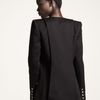 Balmain Squarecollar Tuxedo Jacket in Black - Lyst